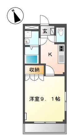 シャトー東浦の物件間取画像